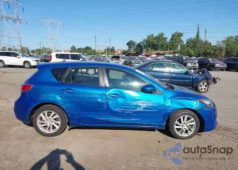 2012 Mazda Mazda3 I Touring из США, поврежденный, VIN JM1BL1L75C1694956